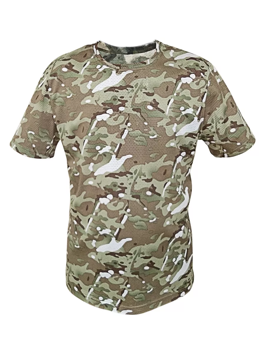Футболка тактическая камуфляжная, "Мультикам". р. 50 (L)